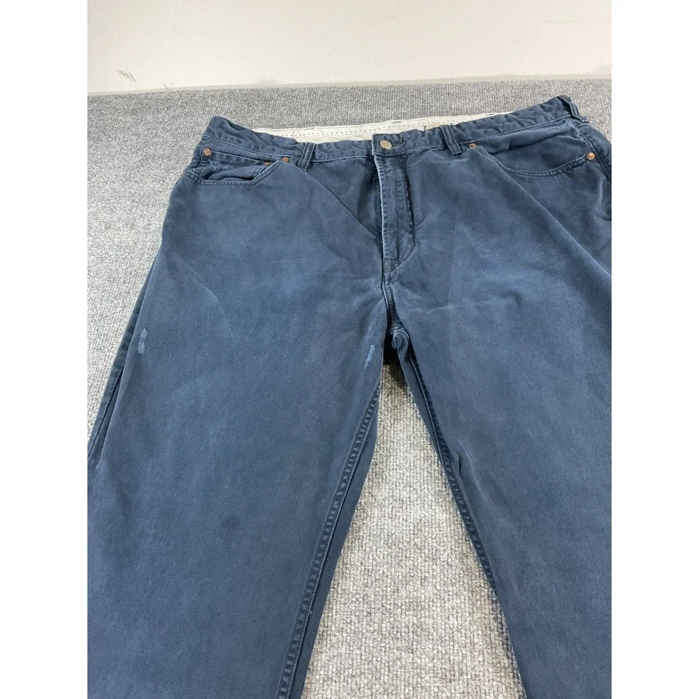 Polo Ralph Lauren Hanford Pants Men's 42x30 Navy Blue 100% Cotton Vintage